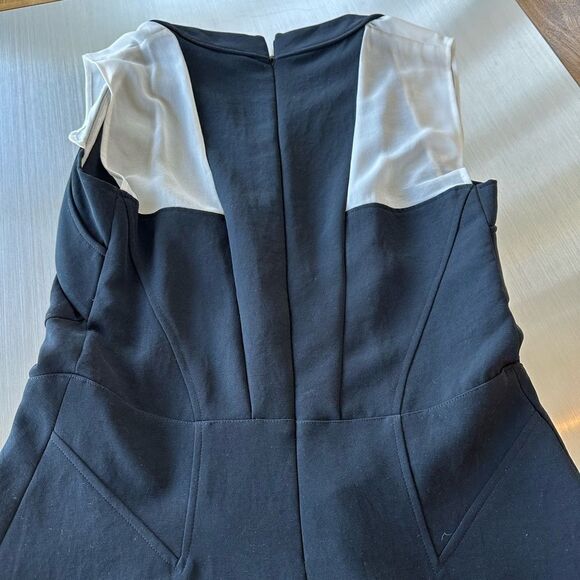 The Kooples black and white sleeveless dress with back zipper. Size large - Picture 4 of 14